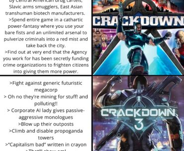 [Crackdown 1] vs. [Crackdown 3]