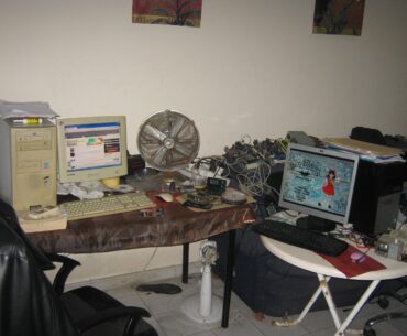 Pentium 4 space heater and a Dell optiplex with a dying hard drive