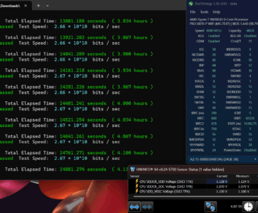 DDR5 8000MHz M-die timings