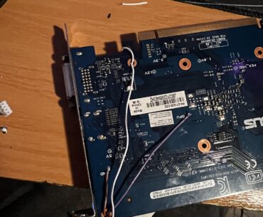 My first volt mod - GT 1030