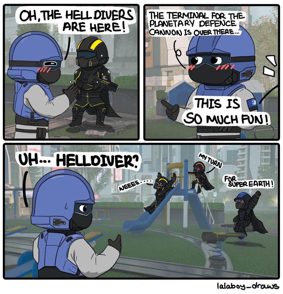 The new update for helldivers 2 is so much fun!