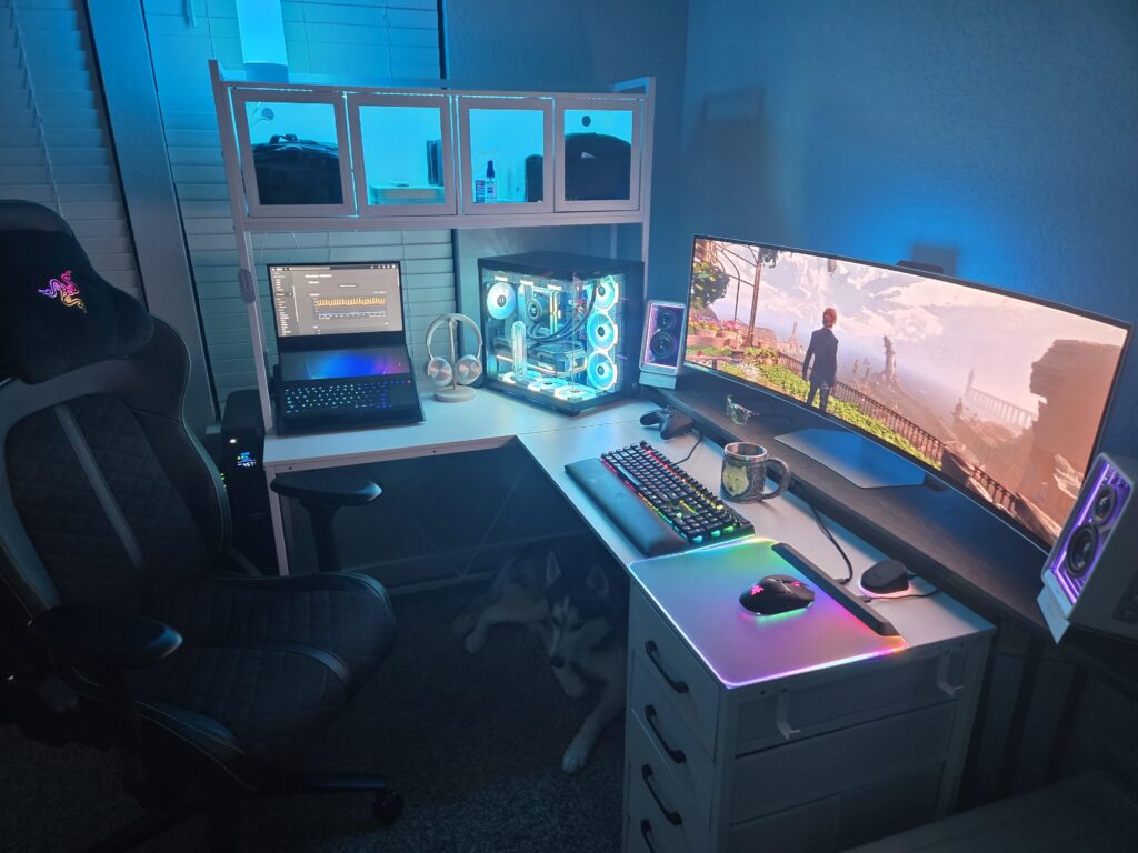 There are 2 wolves hiding in my battlestation
