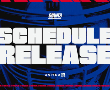New York Giants release official 2025 schedule