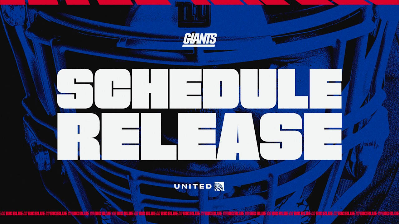 New York Giants release official 2025 schedule New York Giants release official 2025 schedule