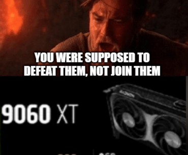 you were the chosen one AMD !