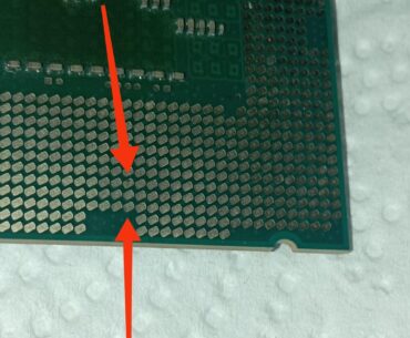 Are these pads burned?