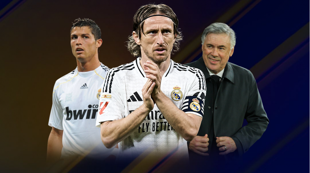 No Cristiano Ronaldo in the XI? The players with the most games played with Luka Modric