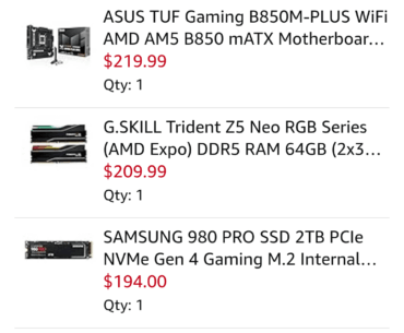 Looking to build my first computer. Any tips appreciated.