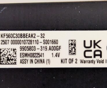 Help identifying Kingston Fury Beast DDR5 6000 CL30 Hynix Die