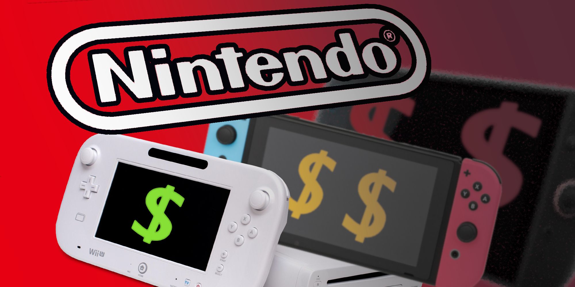Nintendo Is So Corporate Now Feature Thumbnail, with the WIi U, Switch, and Switch 2.