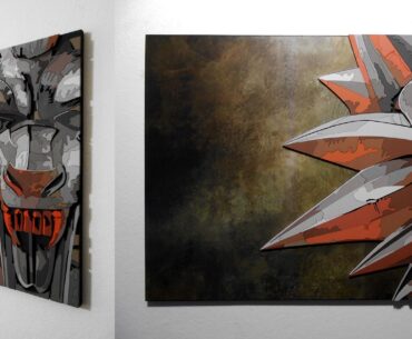 Wanted to share The Witcher wood wall art piece I made. I hope you like it.