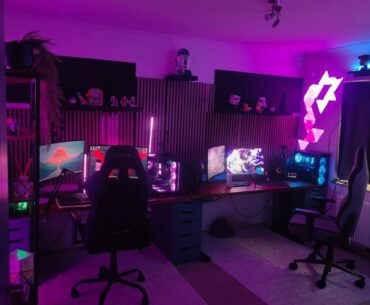 Me and my bf gaming room