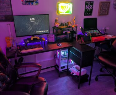 My girlfriend and I's joint battlestation.