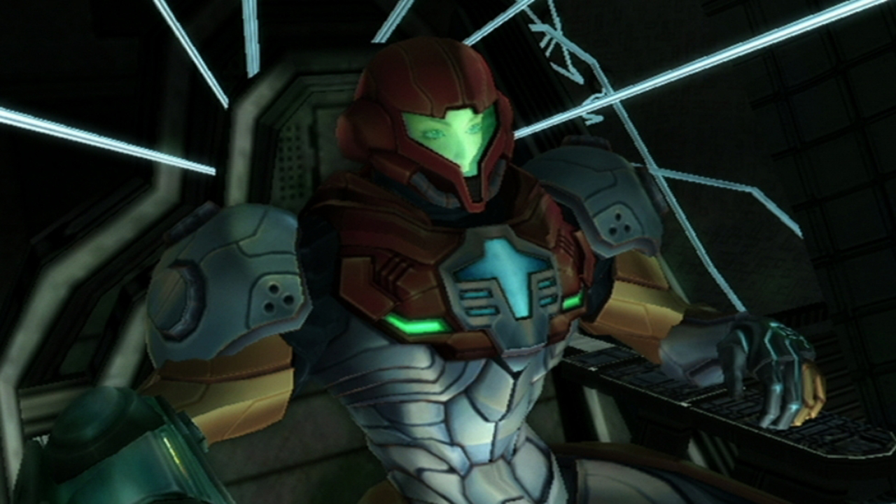 Screenshot from the video game Metroid Prime 3: Corruption.