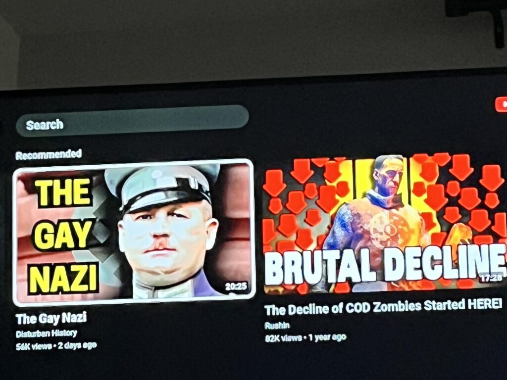 Quite ironic placement