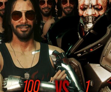 100 Johnny Silverhand vs 1 Adam Smasher