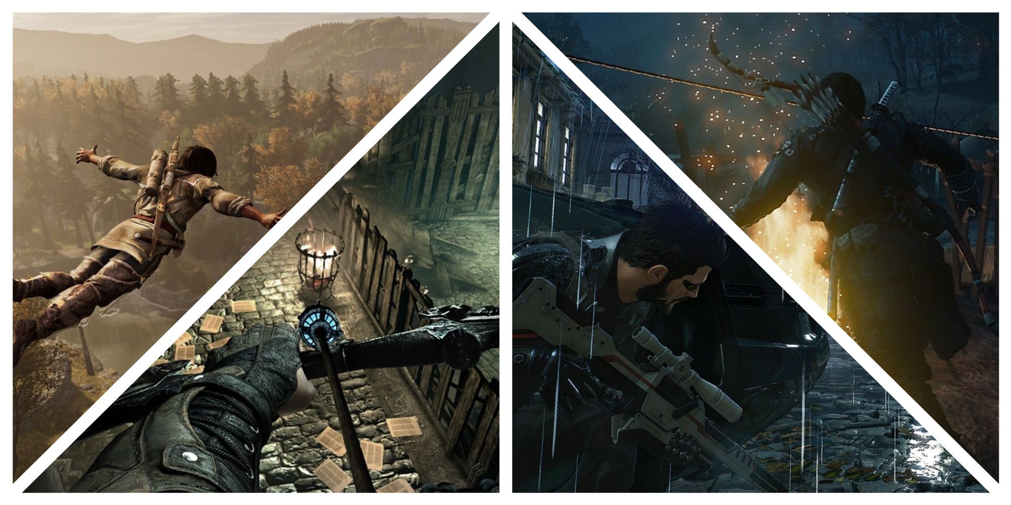 Open World Stealth Games Assassin's Creed 3 Thief Deus Ex Mankind Divided Ghost of Tsushima