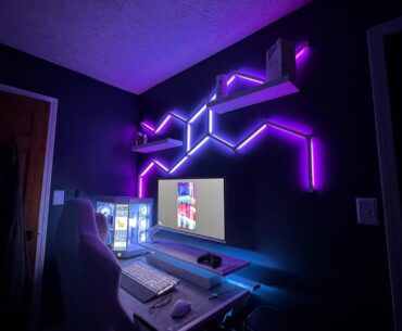 New Lights and Floating Shelves