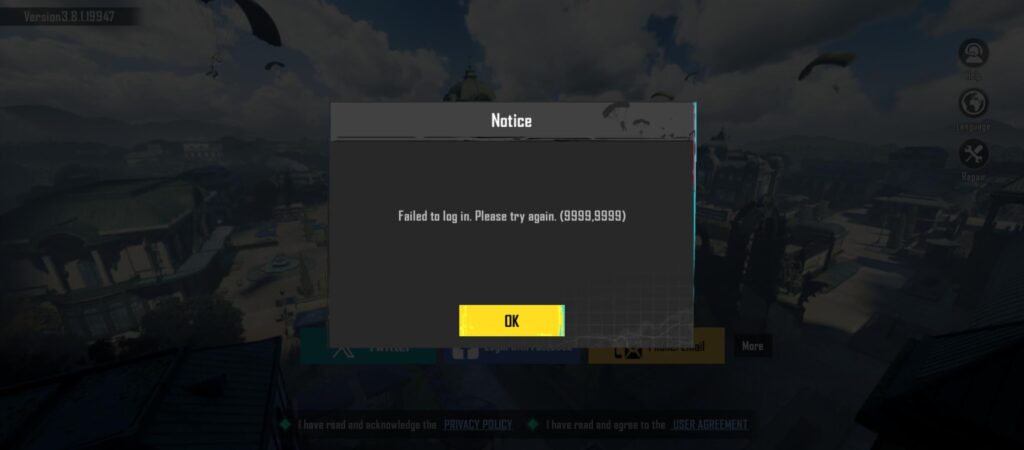 Error 9999,9999