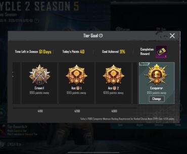 Never done early season push before, so if you hit ace have you actually hit conqueror?