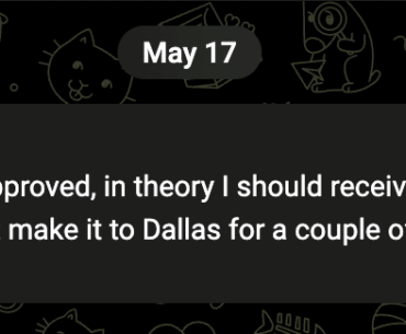 Perfecto has managed to get his visa approved. But he might not even make it to play in Dallas in time as according to him, it should arrive on Monday.