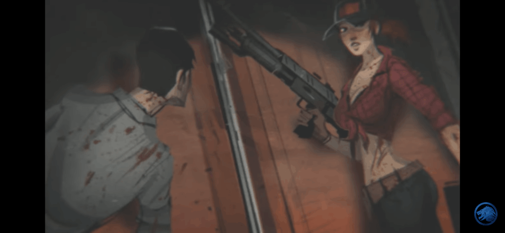 In the Die Rise intro, is this baggage Misty appears to be holding a weapon that she hands to Stuhlinger?