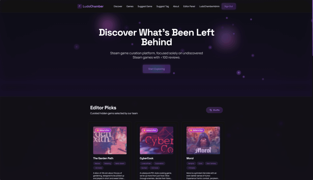 I built a platform to help hidden gem games get the attention they deserve