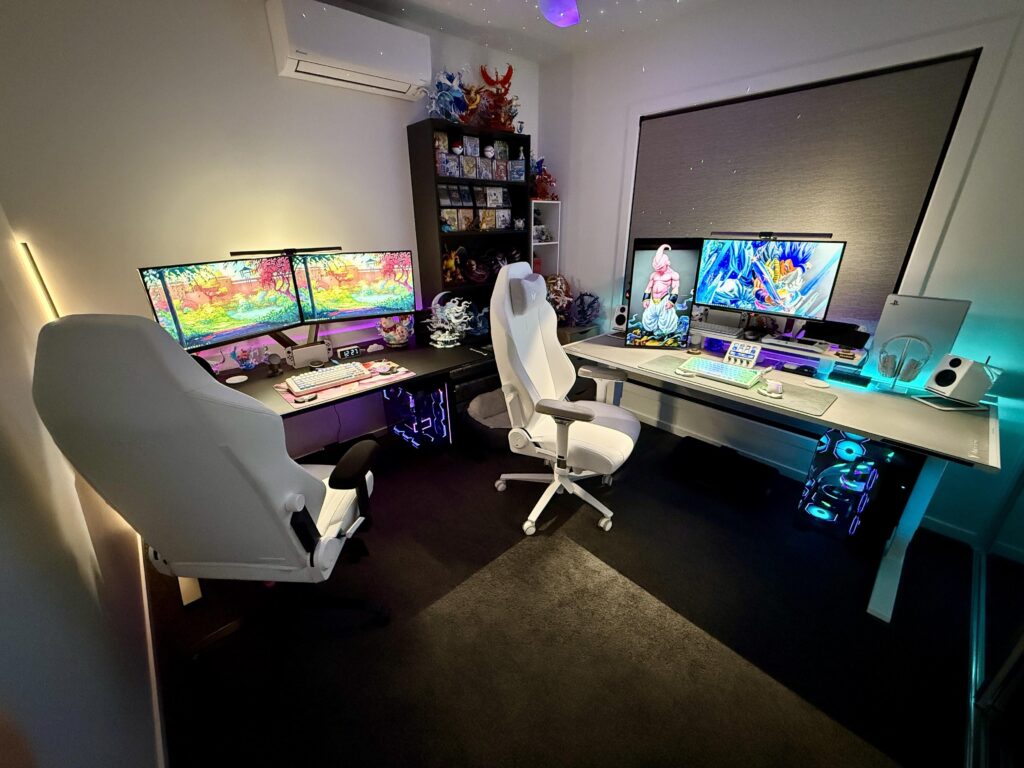 His & Hers Setups