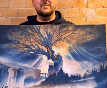 My Shadow of the Erdtree painting