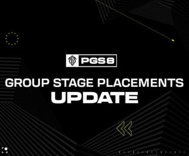 PGS 8 Group Stage Placement Update