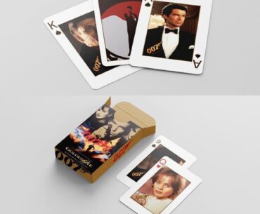I made playing cards in the theme of GoldenEye