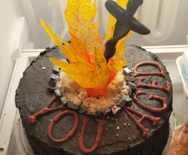 My wife's cake is on point.