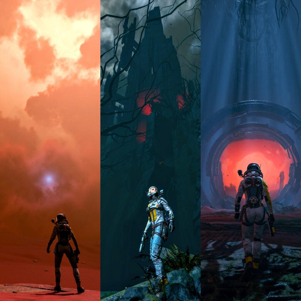 I love Returnal's sci-fi art design