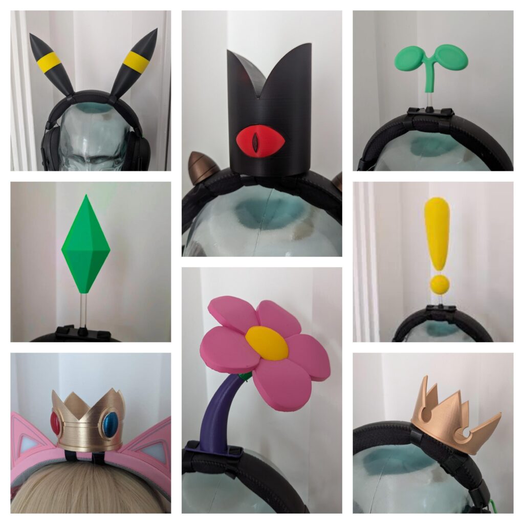 I love making gaming related headphone accessories - here are a few of my favourites!