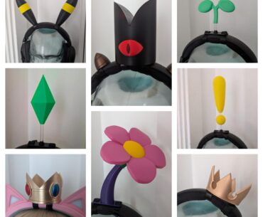I love making gaming related headphone accessories - here are a few of my favourites!