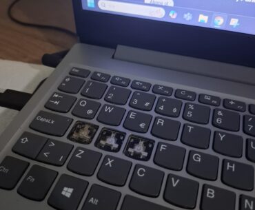 So my A key broke