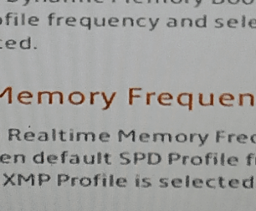 I want to overclock my RAM memory