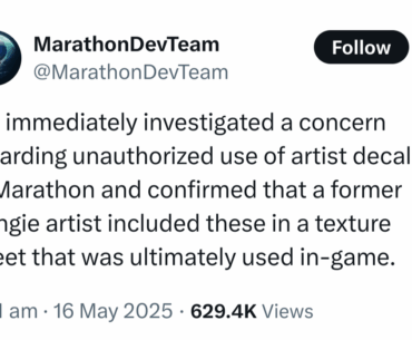 Bungie/Marathon devs have responded to the plagiarism accusation against them.