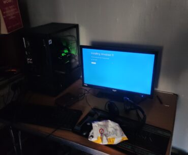 Cable management? Zero. Budget for peripherals? Zero.