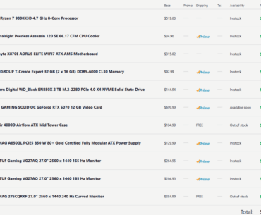 Update on the build! (It costs $1000 more 😭 it'll be fine