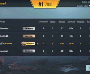 32 kills in PUBGMobile