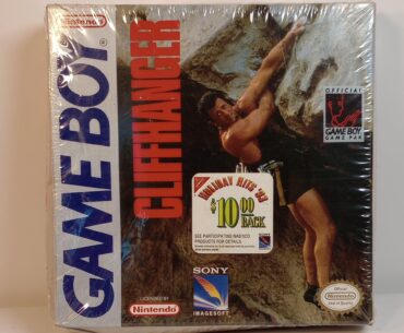 One of the great movie-based games of all time, am I right? I found this sealed copy of Cliffhanger for Gameboy from 1993.