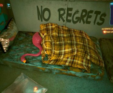 Someone actually took the time to tuck this lil guy in (Cyberpunk 2077)