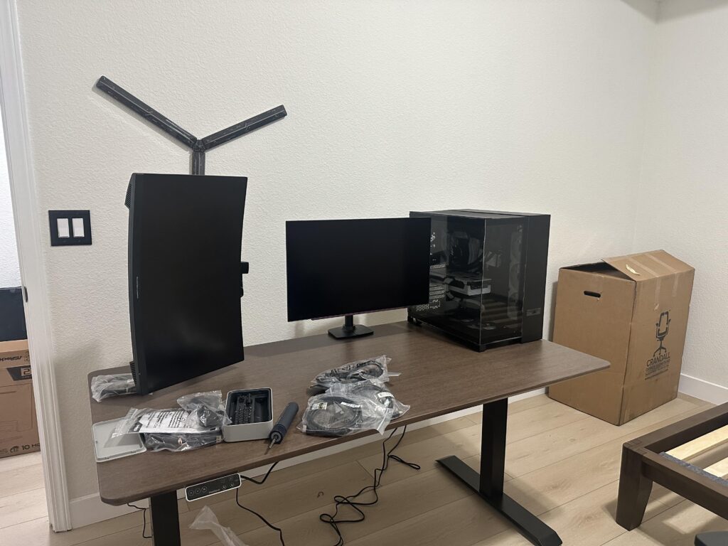 Pc on floor or desk?