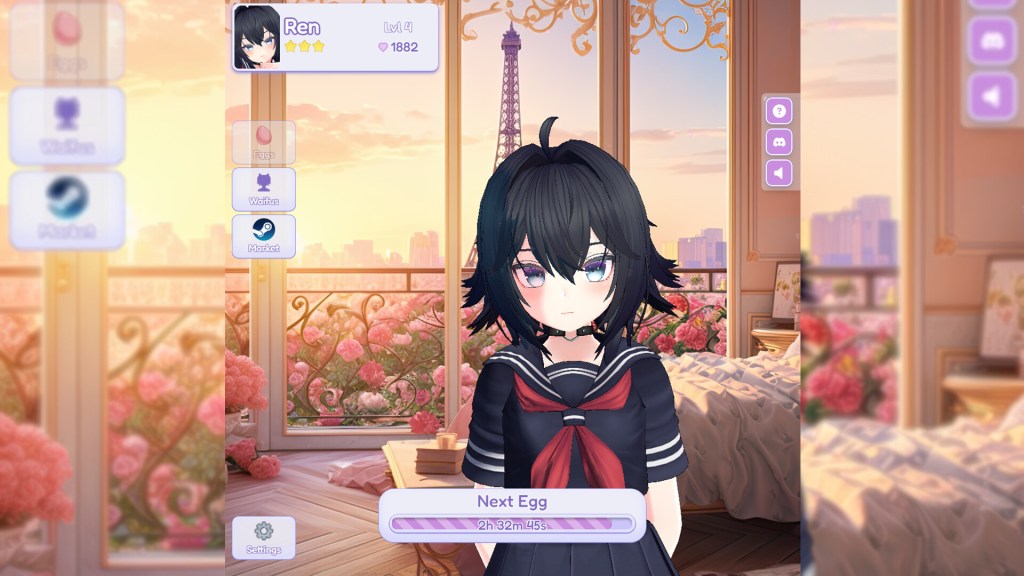Idler gameplay from 'Waifu'