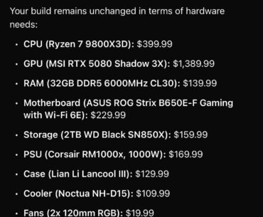 First Gaming PC Build