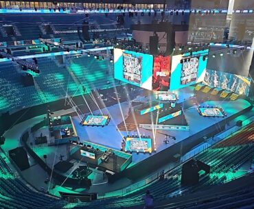 PGL Astana from inside the Barys Arena