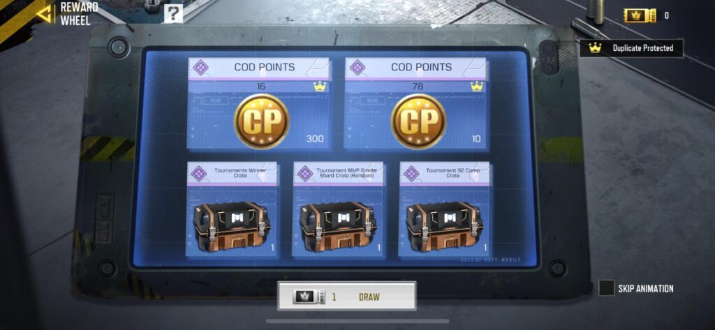 Has anybody actually gotten CP from the Reward Wheel?