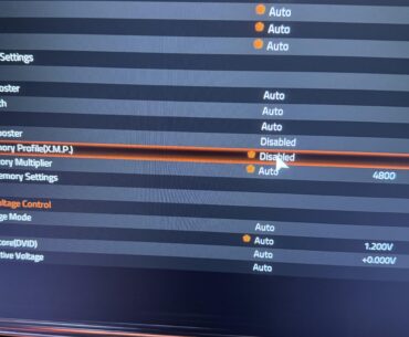 Do I turn on XMP