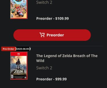 Canadian game prices for switch 2 are crazy